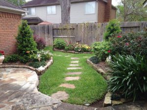 backyard pathway